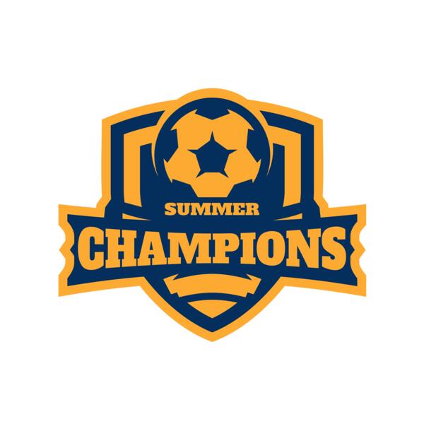 Champions Summer Soccer logo template Thumbnail