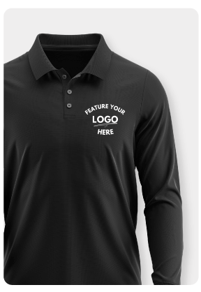 Branded Long Sleeve Polo