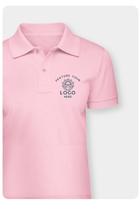 Branded women's polo