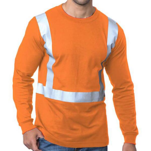 USA-Made 50/50 Hi-Visibility Long Sleeve T-Shirt Thumbnail