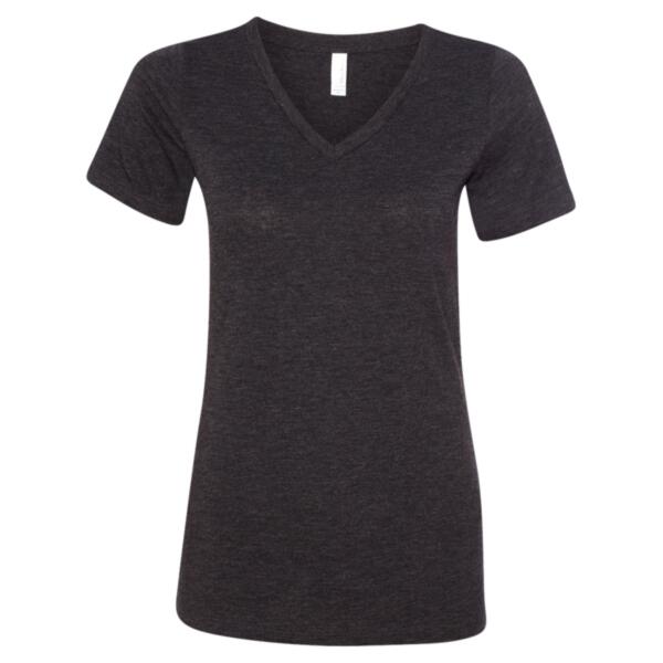 Women's Relaxed Triblend Short Sleeve V-Neck Tee Thumbnail
