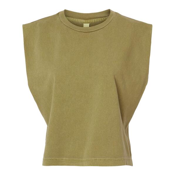 Garment-Dyed Women's Heavyweight Muscle Tee Thumbnail