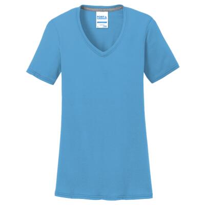 Women's Performance Blend V Neck Tee Thumbnail