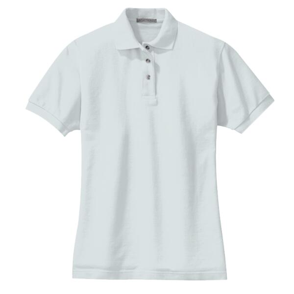 Women's Heavyweight Cotton Pique Polo Thumbnail