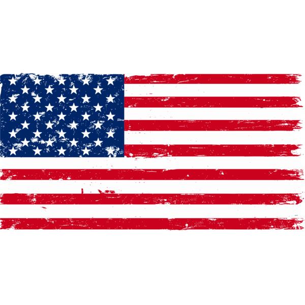 American Flag - Distressed red, blue & white Thumbnail